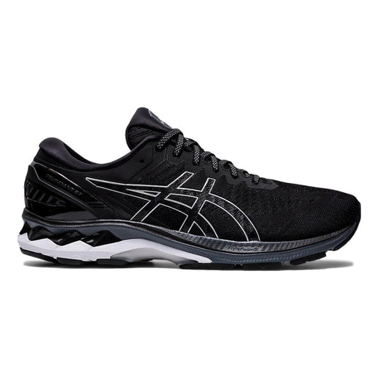 Men's Asics Gel-Kayano 27, Black/Pure Silver, 11.5 D Medium