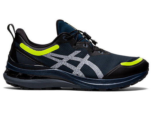 Men's Asics Gel-Kayano 28, French Blue/Safety Yellow, 7 D Medium