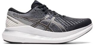 Women's Asics Glideride 2, Black/White, 9 B Medium