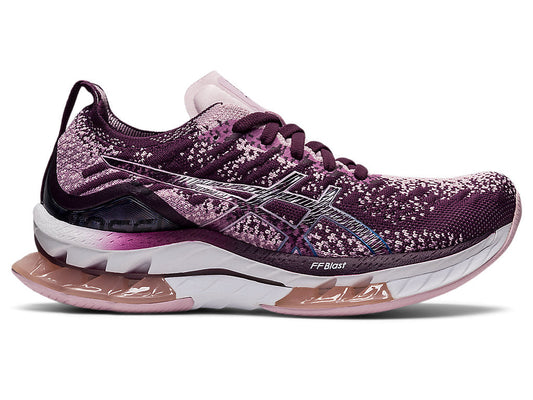 Women's Asics Gel-Kinsei Blast, Deep Plum/Barely Rose, 9.5 B Medium