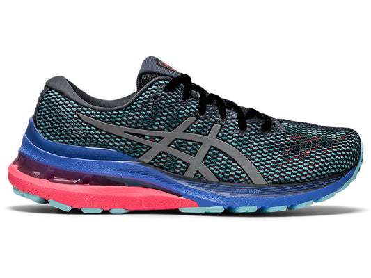 Women's Asics Gel-Kayano 28 Lite-Show, Carrier Grey/Pure Silver, 10.5 B Medium