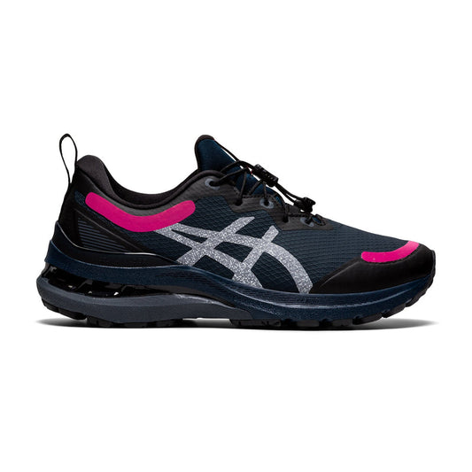 Women's Asics Gel-Kayano 28 All Winter Long, French Blue/Pink Rave, 5 B Medium
