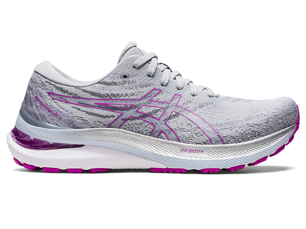 Women's Asics Gel-Kayano 29, Piedmont Grey/Orchid, 9 B Medium