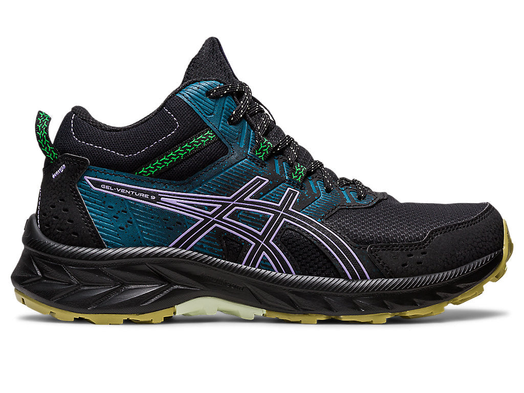 Women's Asics Gel-Venture 9 Mt, Black/Digital Violet, 10 B Medium