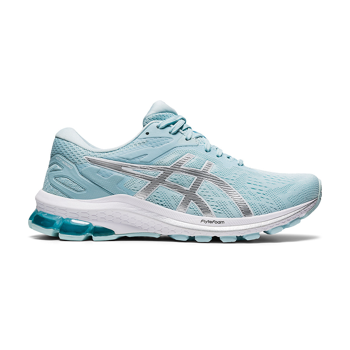 Women's Asics GT-1000 10, Aqua/Digital Aqua, 7.5 B Medium