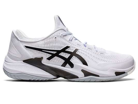Men's Asics Court FlyteFoam 3, White/Black, 10 D Medium