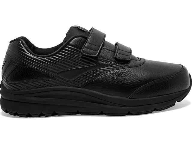Women's Brooks Addiction Walker V-Strap 2, Black/Black, 11.5 B Medium