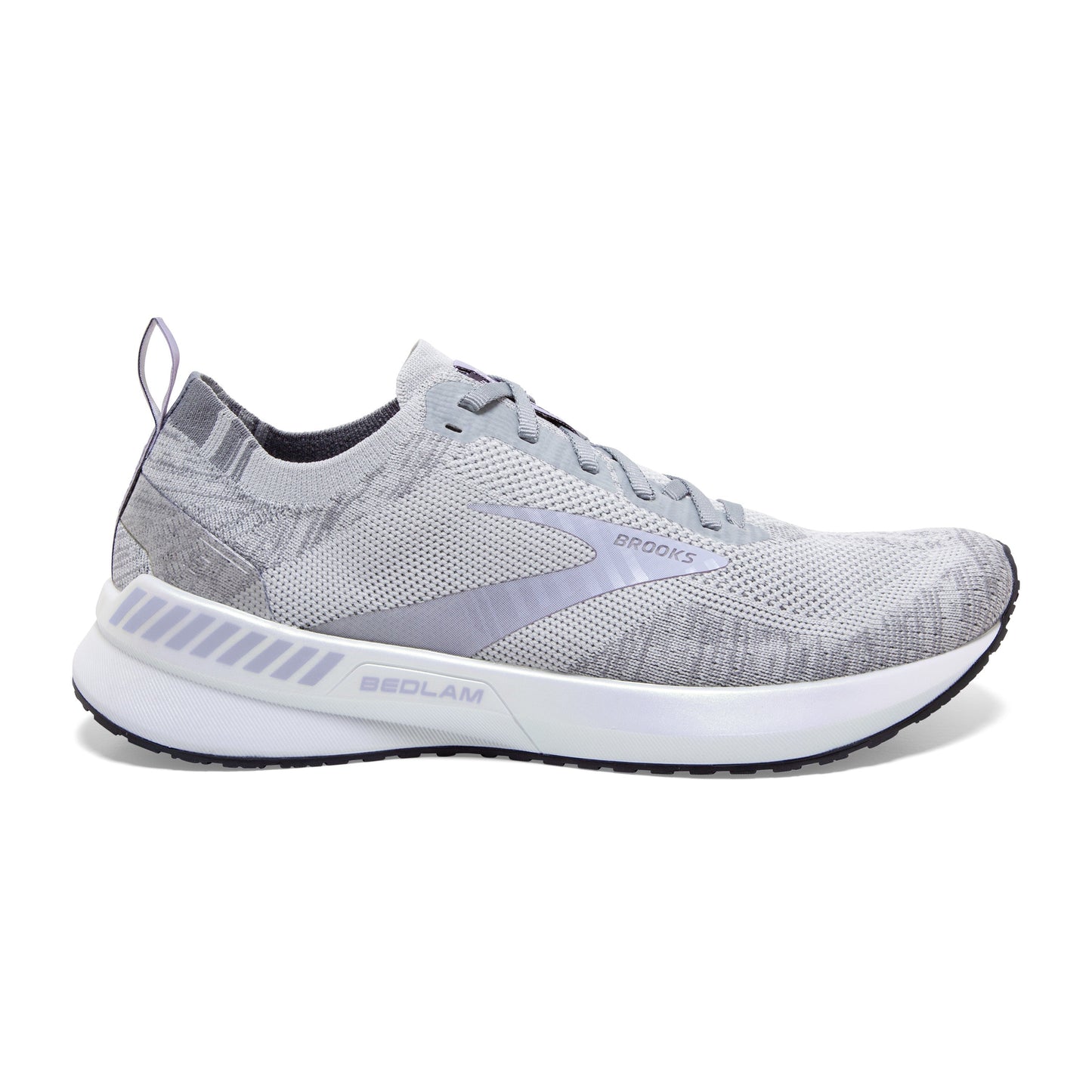 Women's Brooks Bedlam 3, Oyster/Purple Heather/Grey, 8.5 B Medium