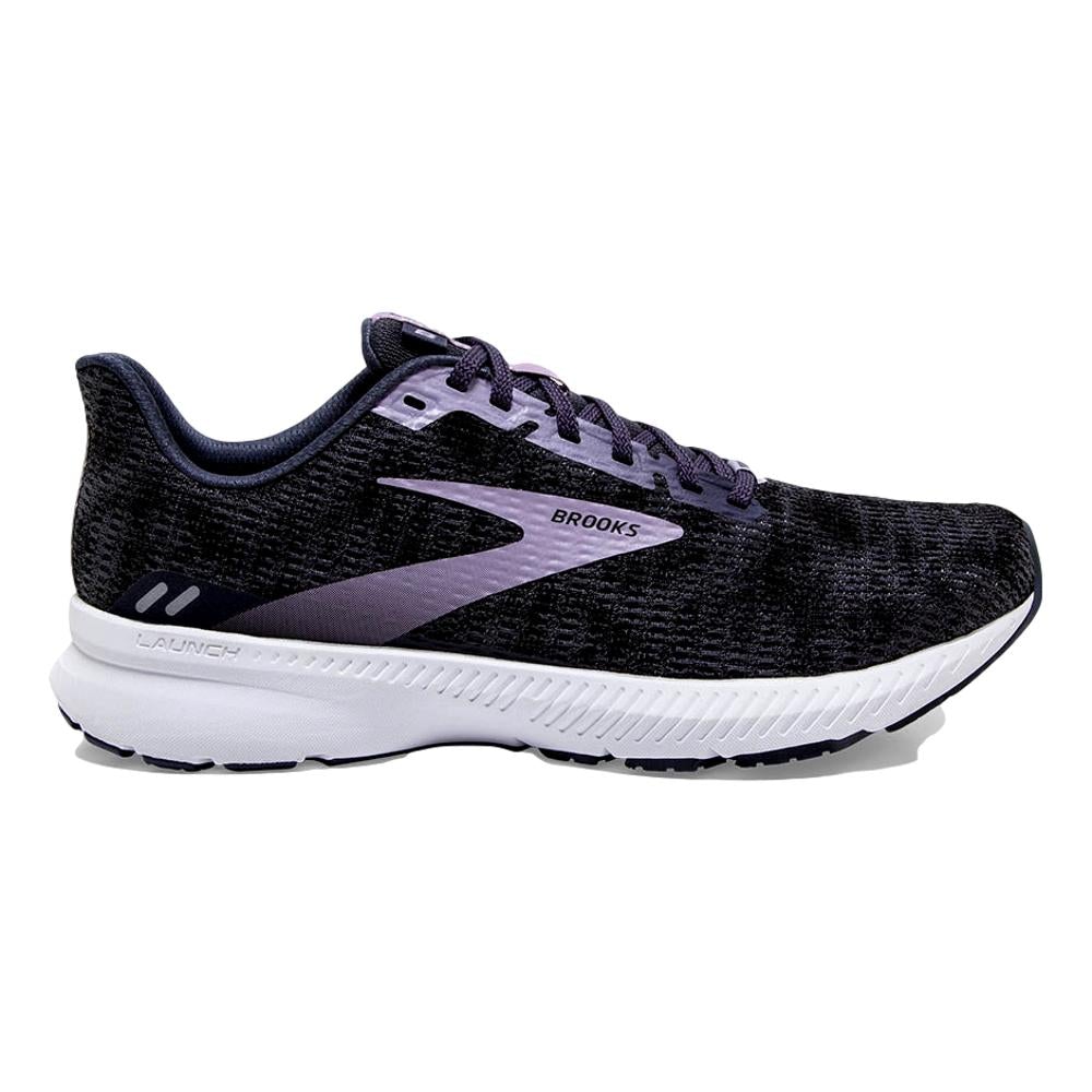 Women's Brooks Launch 8, Black/Ombre/Iris, 8 B Medium
