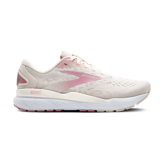Women's Brooks Ghost 16, Coconut/Zephyr/White, 7.5 B Medium