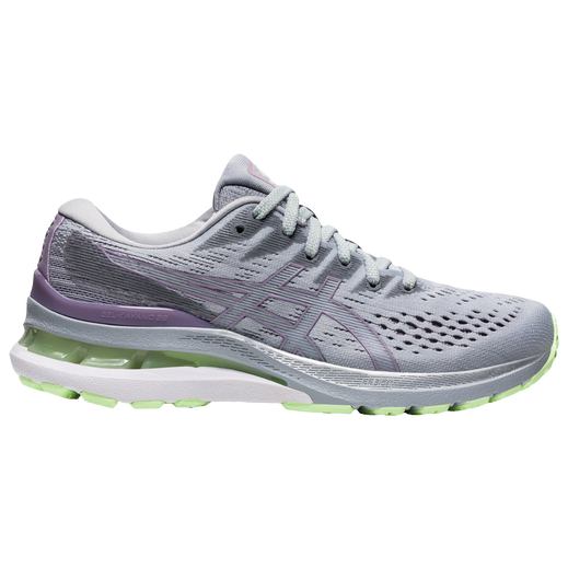 Women's Asics Gel-Kayano 28, Piedmont Grey/Soft Lavender, 10 B Medium