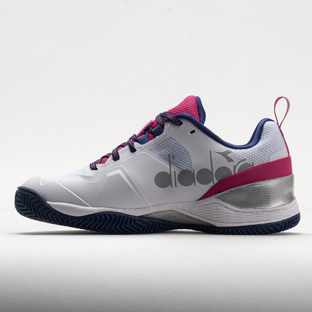 Diadora Blushield Torneo 2 Clay Women's White/Blueprint/Pink Yarrow