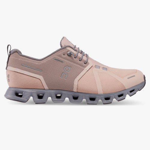 Women's On Cloud Waterproof, Rose/Lunar, Pink, 8.5 B Medium