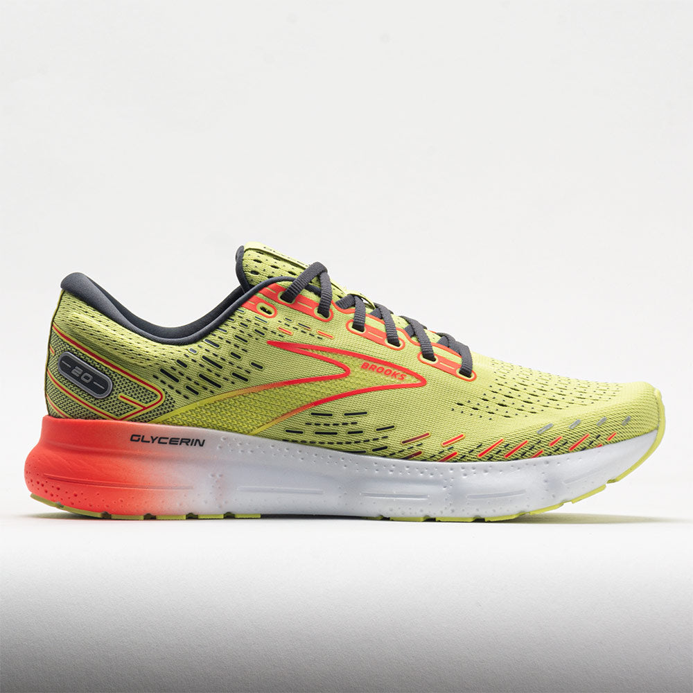 Brooks Glycerin 20 Men's  Lime/Red/Ebony