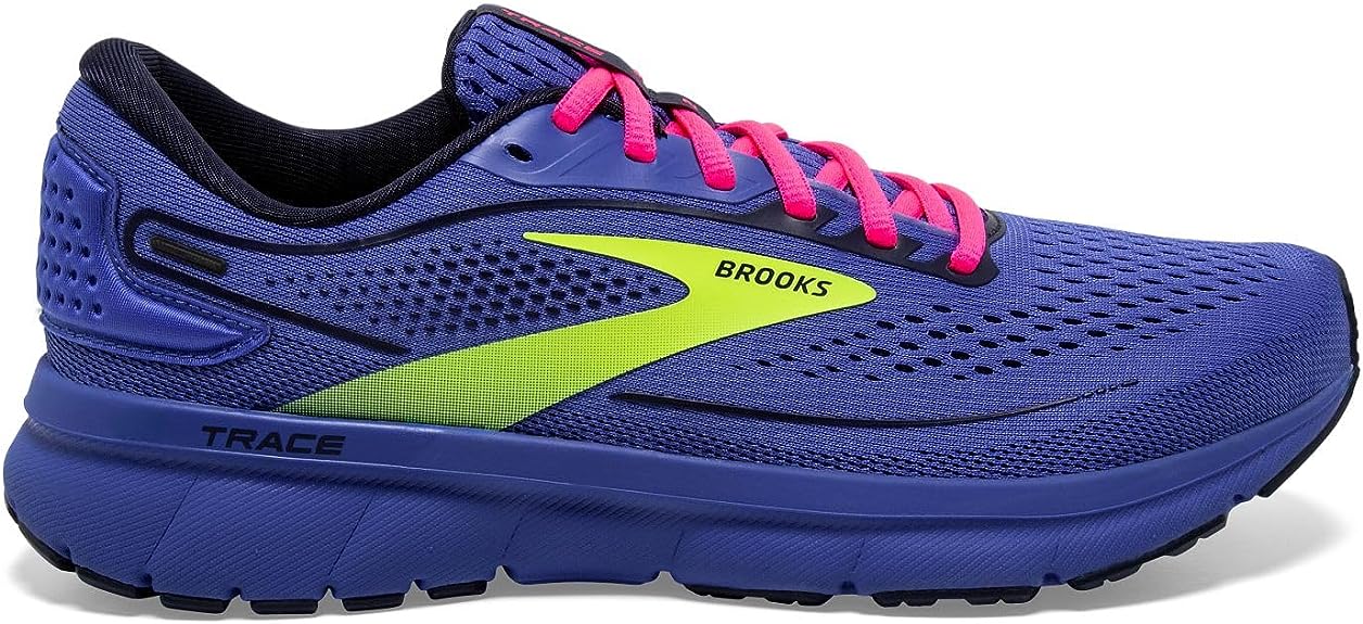 Women's Brooks Trace 2, Blue/Pink/Nightlife, 8 B Medium