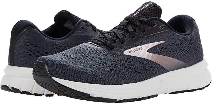 Women's Brooks Anthem 4, Black/Ebony/Metallic, 8 B Medium