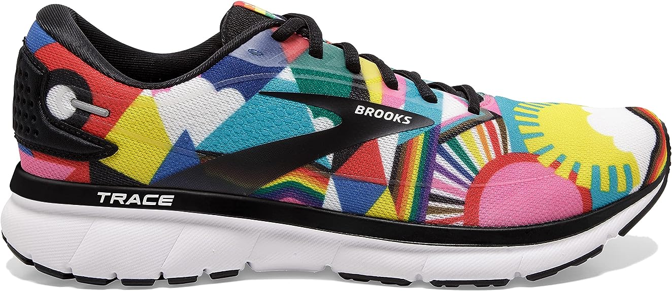 Women's Brooks Trace 2, Black/Multi, 9.5 B Medium
