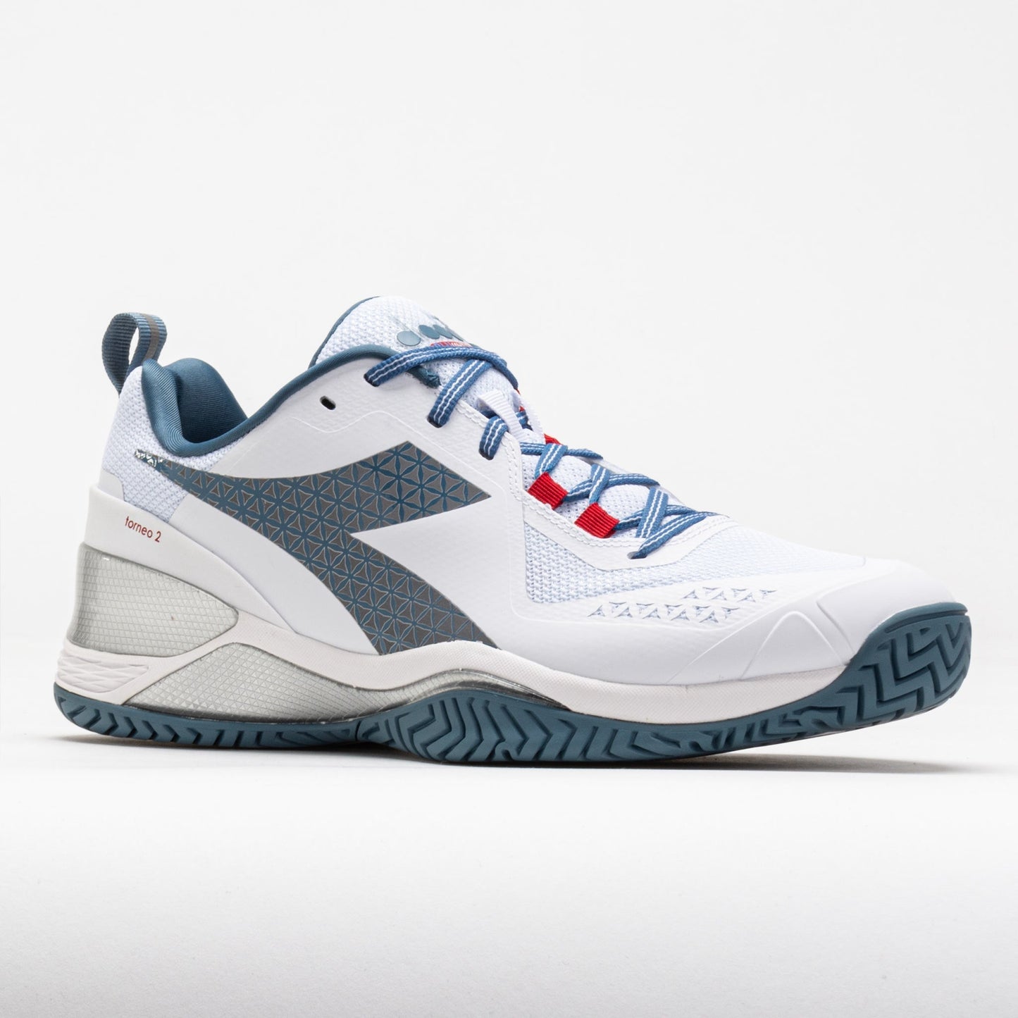 Diadora Blushield Torneo 2 AG Men's White/Oceanview/Salsa