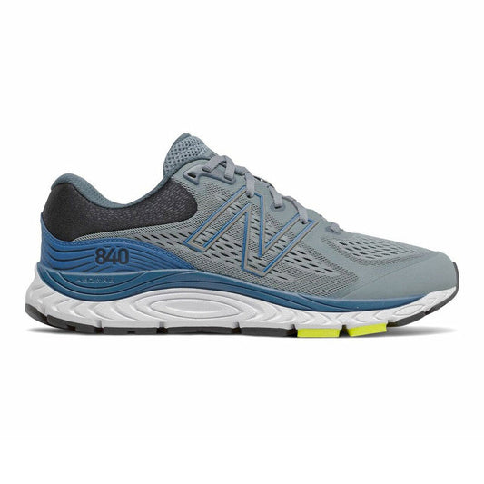 Men's New Balance Fresh Foam 840v5, Ocean Grey/Oxygen Blue, 12 D Medium