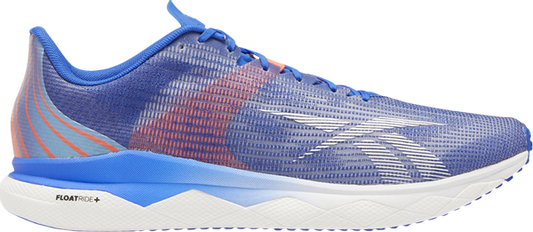 Men's Reebok Floatride Run Fast 3.0, Court Blue/White/Orange Flare, 8 D Medium