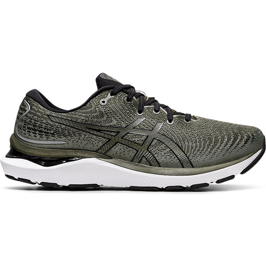 Men's Asics GEL-Cumulus 24, Olive Canvas/Black, 10 D Medium