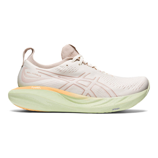 Men's Asics Gel-Nimbus 25, Cream/Fawn, 10.5 D Medium