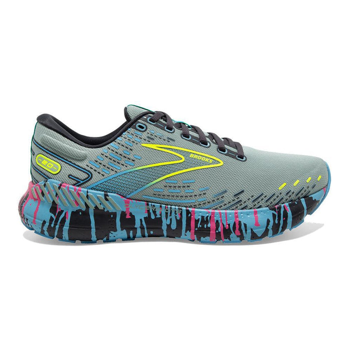 Women's Brooks Glycerin GTS 20, Jadeite/Alaskan Blue/Ebony, 9 B Medium