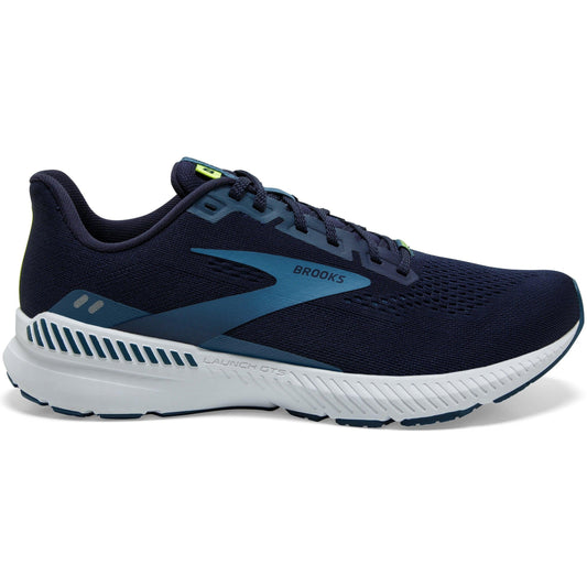 Men's Brooks Launch GTS 8, Peacoat/Legion Blue/Nightlife, 9 D Medium