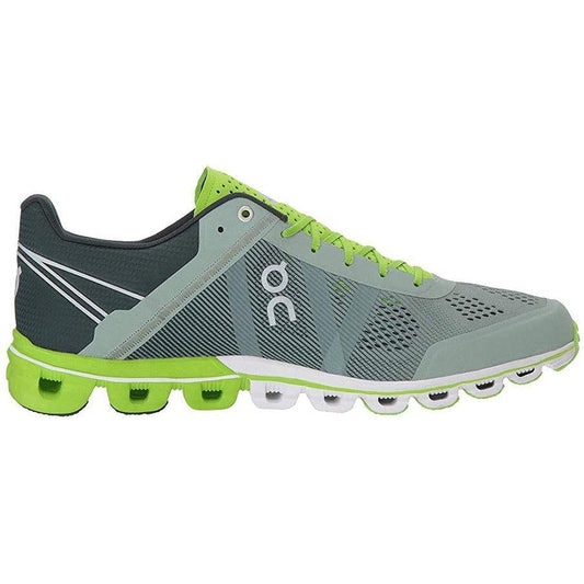 Men's On Cloudflow, Moss/Lime, 10 D Medium