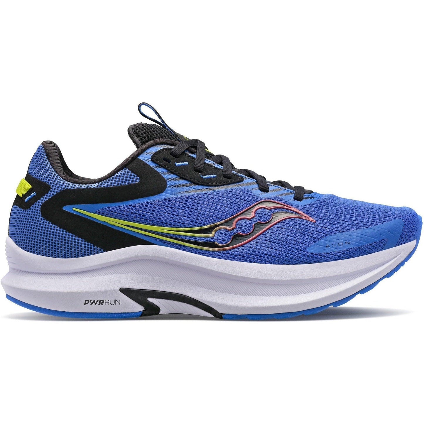 Men's Saucony Axon 2, BLUE RAZ/ACID, 10.5 D Medium