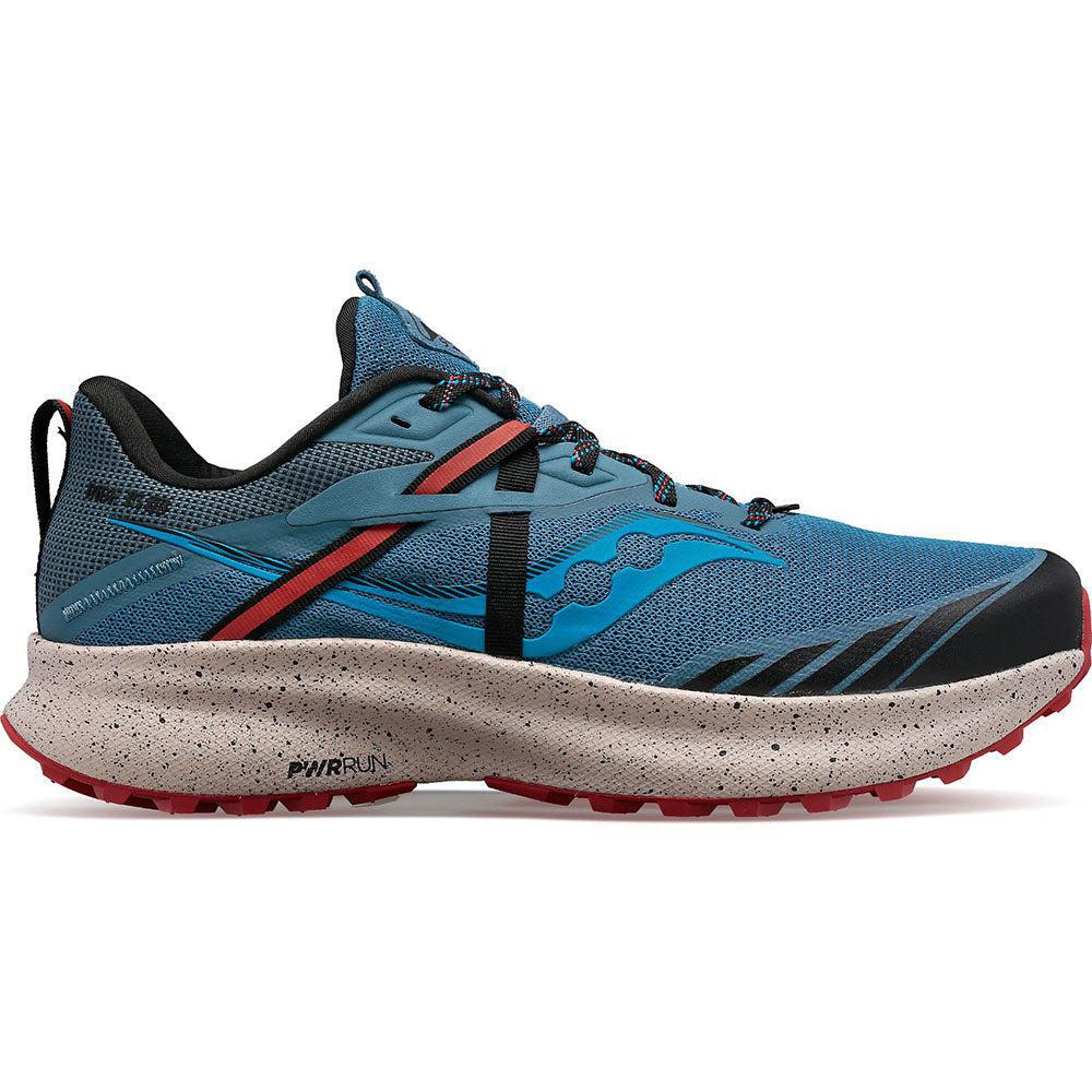 Men's Saucony Ride 15 TR, DEEP SEA/Lava, 9 D Medium