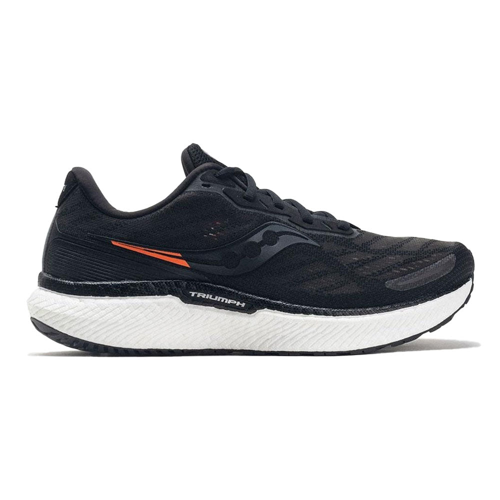 Men's Saucony Triumph 19, Black/White, 10 D Medium