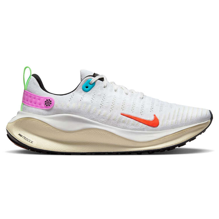 Men's Nike React InfinityRN 4, White/Black-Fuchsia Dream, 8.5 D Medium