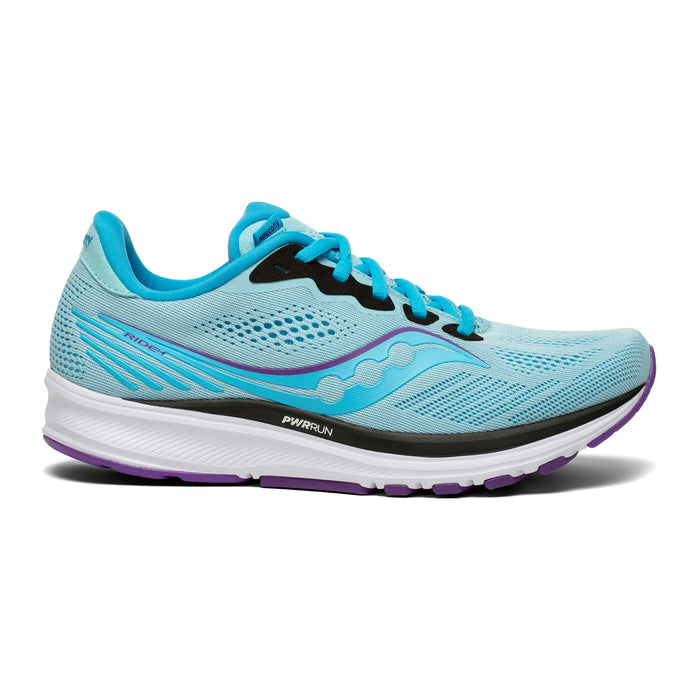 Women's Saucony Ride 14, Powder/Concord, 5 B Medium
