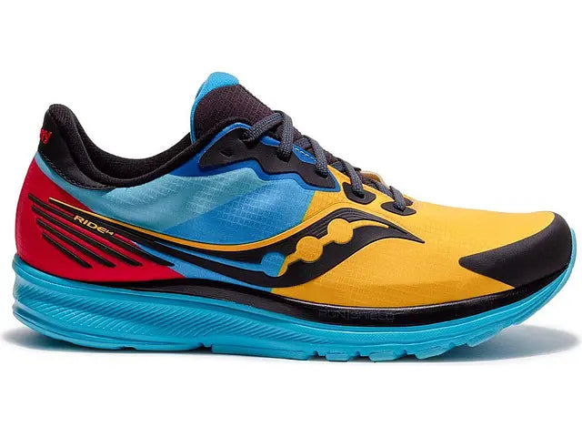 Men's Saucony Ride 14, Solar CHILL, 10 D Medium