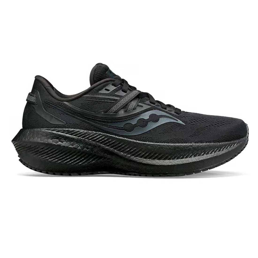 Men's Saucony Triumph 20, Triple Black, 13 D Medium
