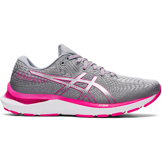 Women's Asics GEL-Cumulus 24, Sheet Rock/Pink Glo, 7.5 B Medium