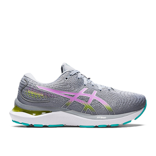 Women's Asics GEL-Cumulus 24, Piedmont Grey/Lavender Glow, 8.5 B Medium