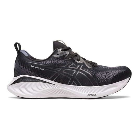 Women's Asics Gel-Cumulus 25, Black/White, 6.5 B Medium