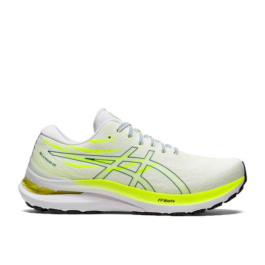 Women's Asics Gel-Kayano 29, White/Velvet Pine, 9 B Medium