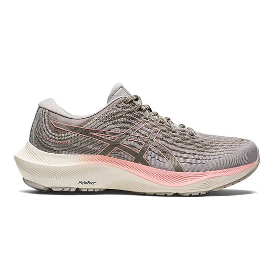 Women's Asics GEL-Kayano Lite 3, Oyster Grey/Frosted Rose, 9 B Medium