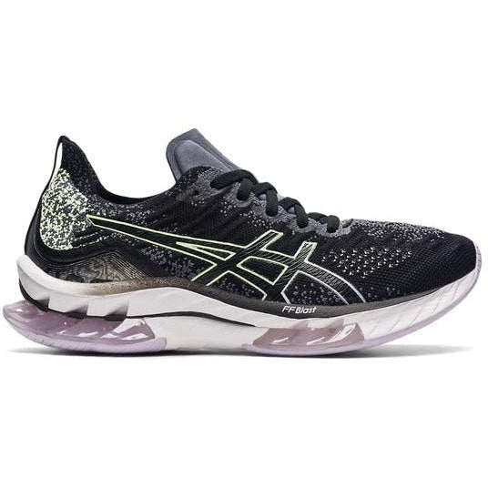 Women's Asics Gel-Kinsei Blast, Black/Illuminate Yellow, 10 B Medium