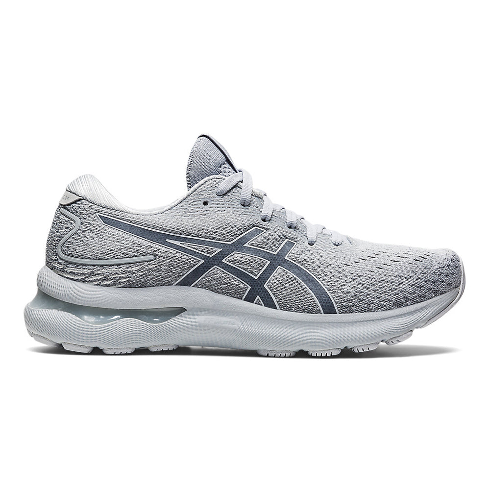 Women's Asics GEL-Nimbus 24, Piedmont Grey/Piedmont Grey, 6.5 B Medium