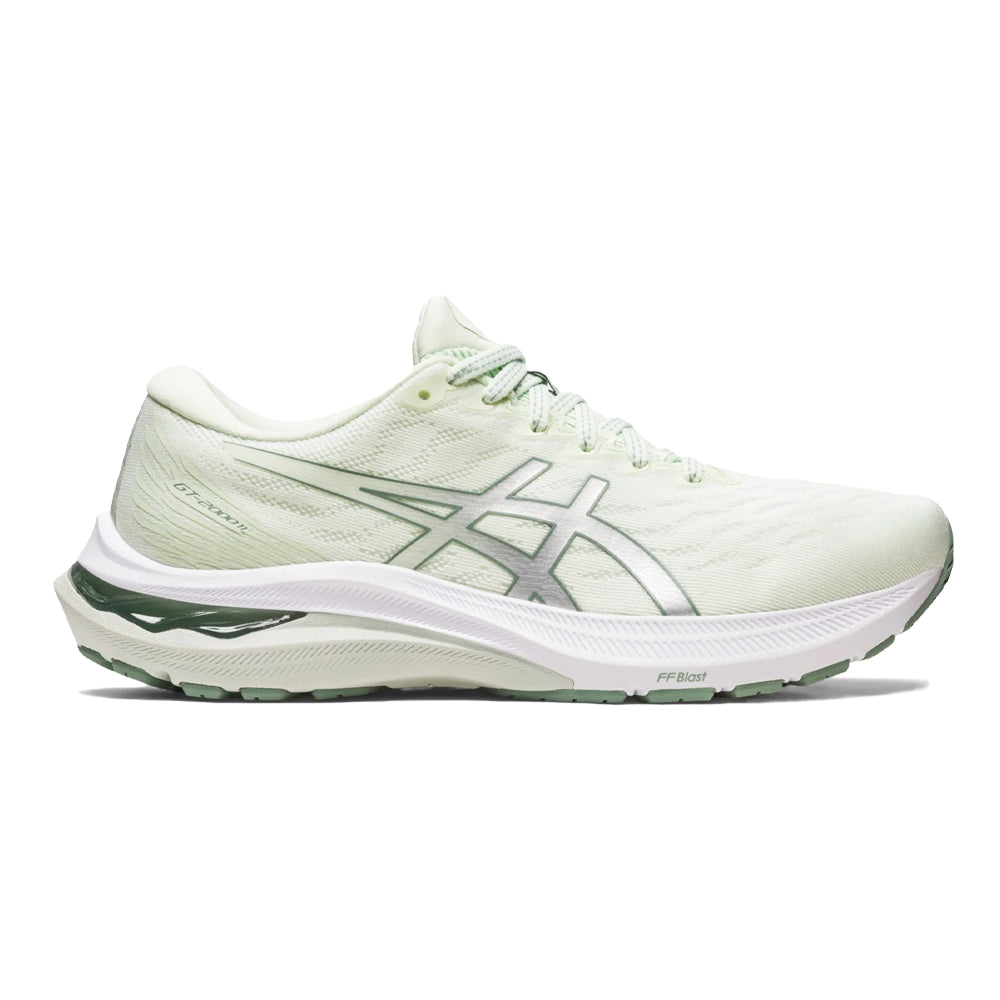 Women's Asics GT-2000 11, Whisper Green/Pure Silver, 9.5 B Medium