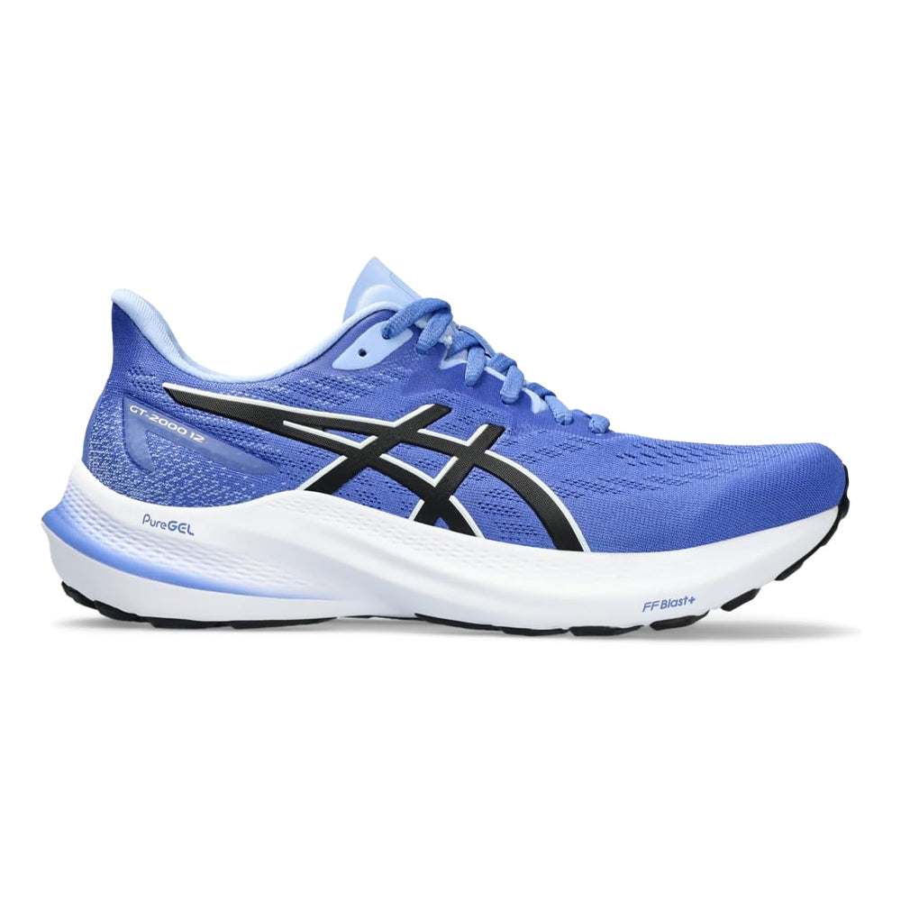 Women's Asics GT-2000 12, Sapphire/Black, 7.5 B Medium
