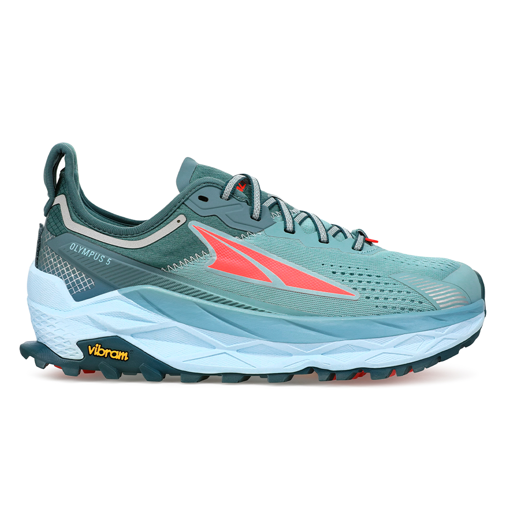 Women's Altra Olympus 5, Dusty Teal, 8.5 B Medium