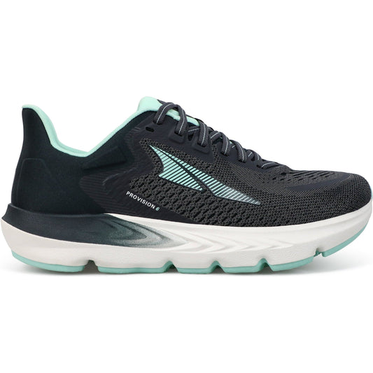 Women's Altra Provision 6, Black/mint, 6 B Medium