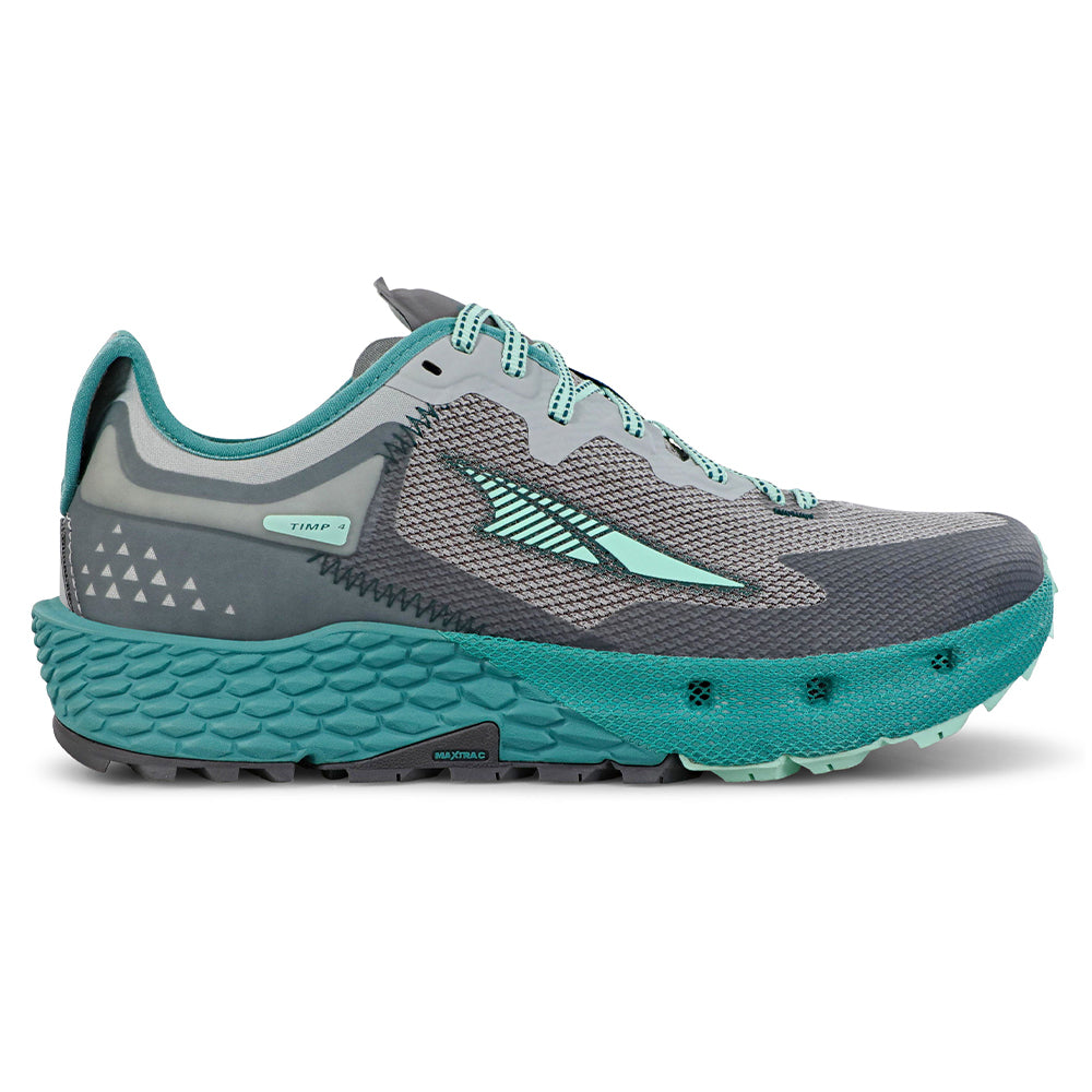 Women's Altra Timp 4, Gray/Teal, 11 B Medium