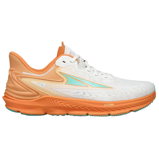 Women's Altra Torin 6, White/Orange, 9.5 B Medium