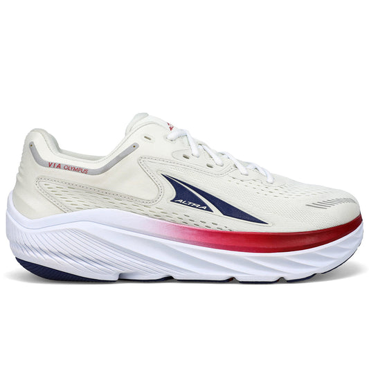 Women's Altra Via Olympus, White Blue, 6.5 B Medium